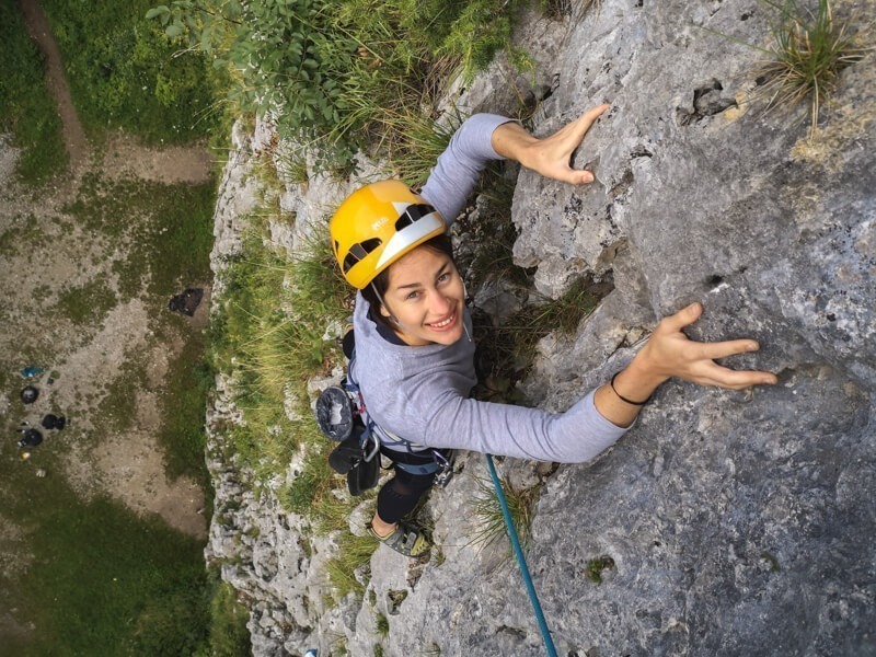 Rock climbing 10 routes near Lake Bled