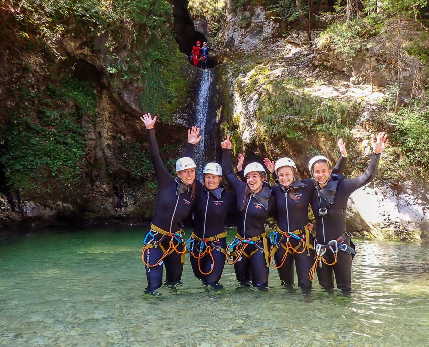 Canyoning group picture