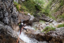Extreme canyoning in Triglav National Park