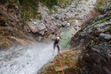 Extreme canyoning in Triglav National Park